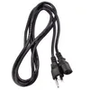 1pcs EU / UK / US-kontakt nätkabel 1m 100cm 3 Pluggkontakter LED Light Power Adapter EU / UK / US Plug Cable Laddningslinje