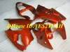 Motorcykel Fairing Kit för Kawasaki Ninja ZX6R 636 00 01 02 ZX 6R 2000 2001 2002 ABS Alla Röda Fairings Set + Presenter KH06