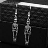 2018 Europa y los Estados Unidos nueva personalidad retro pendientes de calavera pendientes pendientes hombres y mujeres joyas de Halloween regalos