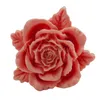 Fleur Rose avec dentelle Silicone Fondant savon 3D gâteau moule Cupcake gelée bonbons chocolat décoration outil de cuisson moules FQ1970270D