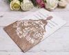 2019 New Gold Glitter Laser Cut Crown Princess Invitations Karten zum Geburtstag Süß 15 Quinceanera süße 16. Einladung2770339