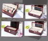 Hoge kwaliteit horlogedozen 5 roosters houten display pianolak sieraden opbergdoos sieraden collecties koffer geschenken