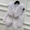 Nova Chegada 2018 Inverno Quente Moda Marca Mulheres Faux Fur Vest Colete Faux Casaco de Pele Colete Colete Feminino Plus Size Curto Casaco