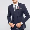 Marfim Bege Ternos Dos Homens Para O Casamento Ternos Do Noivo Vestir Tuxedo Estilo Italiano Prom Vestido de Noite Slim Fit Blazer Formal Melhor Homem Jaqueta + Calça + colete