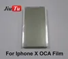 250UM OLED OCA -film för iPhone X dubbelsidig självhäftande ark Hot smältfilm Pouch Screen Repair
