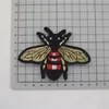 25pcs Embroidery Bee Patch Sew Iron On Patch Badge Fabric Applique DIY for clothes shoes bags