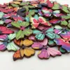форма бабочки colorfu деревянная гравируя естественный woodcraft для венчания / приукрашиваний scrapbooking