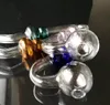 Accessori di narghilè di vetro piegati variopinti Tubo di bong di vetro all'ingrosso Tubi di acqua Accessori di fumo di tubo di vetro Consegna casuale di colori