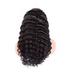 Cheveux humains malaisiens 10A Yirubeauty couleur naturelle 13x4 perruques avant en dentelle 10-30 pouces perruques pré-plumées à vague profonde avec des poils de bébé bouclés