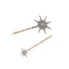 JOOLIM bijoux en gros 3 pièces/ensemble Starburst pavé lune épingle à cheveux étoile pince à cheveux Barrettes bijoux sans Nickel et sans plomb