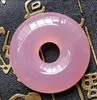 3x2.8cm Natural Ice agate Peace buckle Red agate Peace buckle jade Necklace pendant Jewelry for woman and man