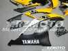moule d'injection repsol Pour Yamaha YZF-R6 YZF600 R6 08 15 R6 2008-2015 ABS Carrosserie en plastique Carénage Kit noir d4 jaune