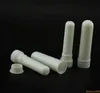 1000sets / lote em branco inalador nasal em branco, plástico aroma em branco inaladores nasais para óleo essencial DIY # 42