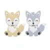 Infant fox Teethers food silicone Toddler Animal Soothers baby molar training C5438