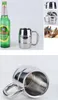 Double Barrel Double Wall Insulated Stainless Steel Beer And Coffee Mug Children Drinking Milk Cup WX9-304