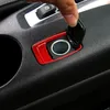 Car Interior Accessories Cigarette Lighter Trim Cover ABS Red/Blue/Carbon Fiber/Silvery for Camaro