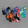 Silicone Burner Bubbler Water Bong Mini Bongs Bongs Pipe de narguilé Small Burners Pipes DAB RIGNE PIRME À L'OIO pour fumer