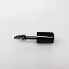 50pcs 0.8ml Empty Mascara Tube Eyelash Cream Vial/Liquid Bottle Sample Cosmetic Container with Leakproof Inner Black Cap