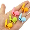 Nouvelle Arrivée Bonbons Couleurs Mignon Escargot Forme Silicone Thé Sachet Titulaire Tasse Tasse Thé Sac Clip Cadeau Ensemble 460 pcs