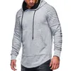 Laamei Heren geplooide hoodies lange mouwen mannen sweatshirt pocket hiphop hoodie streetwear longline gebogen zoom hooded homme