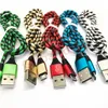 كابل نمط حمار وحشي المعادن نايلون جديلة مايكرو USB سبيكة بيانات الشحن كابل لسامسونج هواوي الهاتف الذكي جودة عالية