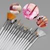 Professionelle Nagelkunst -Kit Sets Maniküre Nagelpflege schmücken Komplett Nagelwerkzeuge Behandlungen Salon Malmalerei Doting Stiftwerkzeuge