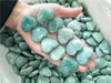 10 szt. Zielony Amazonite Kamienne serce kryształowe biżuteria serce tworzy Amazonite Heart Wedding Return Direve Home Dec Crystal Healing273v