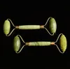 Natural Facial Massage Jade Roller Face Thin Massager Lose weight Double End Roller 15*6cm