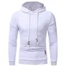 Hoodies Erkekler 2018 Marka Erkek Uzun Kollu Katı Renk Kapşonlu Kazak Mens Hoodie Eşofman Ter Coat Casual Spor S-4XL