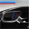GRELHA 3color PARA BMW FRENTE grade FORRO FITAS Adesivo Decalque