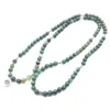 SN1353 Moss Kamienna Bransoletka Nowy Design Moda Kobiety Bransoletka Naturalny Kamień 108 Mala Lotus Charm Naszyjnik Darmowa Wysyłka