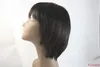 H-eva det tress peruk 100% mänskligt hår rakt japansk animation stil kort