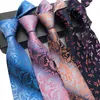 2019 Yeni 8 cm Moda Bağları Ipek Kravat Erkekler Boyun Bağları El Yapımı Düğün Parti Altın Paisley Kravat İngiliz Tarzı İş Bağları Şerit