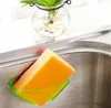 ASFULL utile Double ventouse évier étagère savon éponge égouttoir cuisine ventouse stockage outil étagère de rangement cuisine utilisation