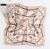 70*70cm Women Bandanas Multifunction Silk Scarf Satin Small Square Shawls Handle Bag Ribbon Ladies Office Foulard Neckerchief