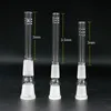 Hookahs Glass Downstem Adapter Male-FEMALE 14mm 18mm Joint Down Stem Tube Oil Rigs Diffusor f￶r r￶kning av vattenbongr￶r
