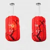 Chinese Hand-Painted Lanterns Restaurant Pendant Light Balcony Corridor Hanging Lamp Pastoral Birds Bedroom Dining Room Pendant Lamps