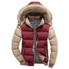 Ishowtienda 남성 겨울 재킷 파카 남자 후드 따뜻한 지퍼 패션 코트 남자 옷 manteau veste homme hiver