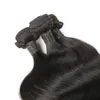 Laflare Волос Компания Индийская Девственница 100% Натуральный Человеческий Волос Тела Волна 4 Пучки С Закрытием Свободной Части На Продажу