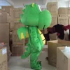 2018 Hoge Kwaliteit Hot Yoshi Dinosaur Mascotte Kostuum Volwassen maat Groene Dinosaur Cartoon Kostuum Party Fancy Dress