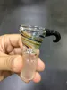 Glass Bowl 14mm 18 mm male thick colorful Smoking Bowl nail Holdern dry herb holder for water glass bongs pipes