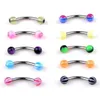 160pcs / set Body Piercing Assorted Mix Lot Kit 14g 16G Ball Spike Curved Sexy-Belly Ringar Öron Tongue Pircing Barbell Bars Ombligo