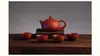 Traditionell kinesisk resor teservis Lila lera Kung Fu teservis Tekopp Muggpaket Keramik present tekanna med presentförpackning