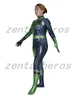 Shego Of Kim Possible Costume Femme Costume Impression Costume Spandex Lycra Zentai Halloween costume