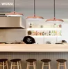 Woxiu ledd nordisk postmodern minimalistisk restaurang ljuskronor kreativ personlighet café klädaffär flygande tallrik ljuskrona heminredning