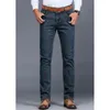 Grande taille 42 44 hommes jeans loisirs jeans hommes droites pantalons longs homme mode masculine denim bas