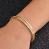 Luxury 6MM 18K Gold Plated Snake Rope Chains Necklace Bangle bracelets For women Men Fashion Jewelry set Accessories Gift Hip Hop