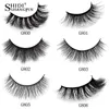 SHIDISHANGPIN G800 5 pair 3d mink eyelashes makeup natural long false lashes strip mink fake eyelashes volume eye lashes extension