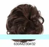 Hela nya ankomst Syntetiska hårbulle 35G Elastic Curl Hair Scrunchie Summer Selling Women Fake Hair Bun WQ541G5055059