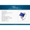 JewelryPalace Anello da cocktail con zaffiro blu di lusso con taglio smeraldo da 96 ct Anello in argento sterling 925 per donne alla moda su Y1814860093